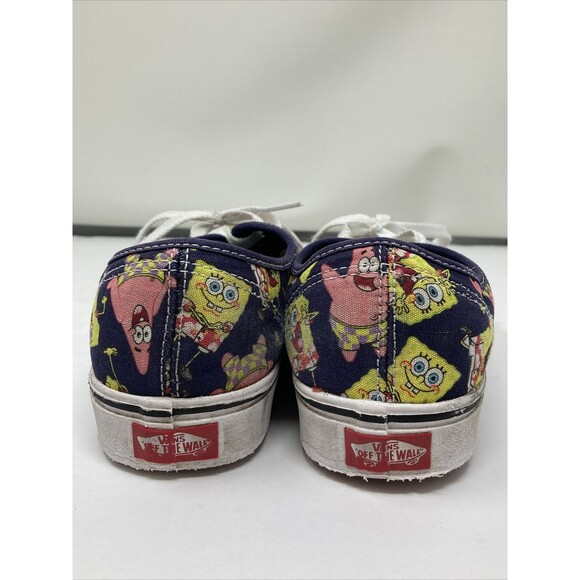 VANS Spongebob “Alohabob” Comfy Cush Authentic Men’s Size 6 / Women 7.5 Skate - Picture 4 of 11